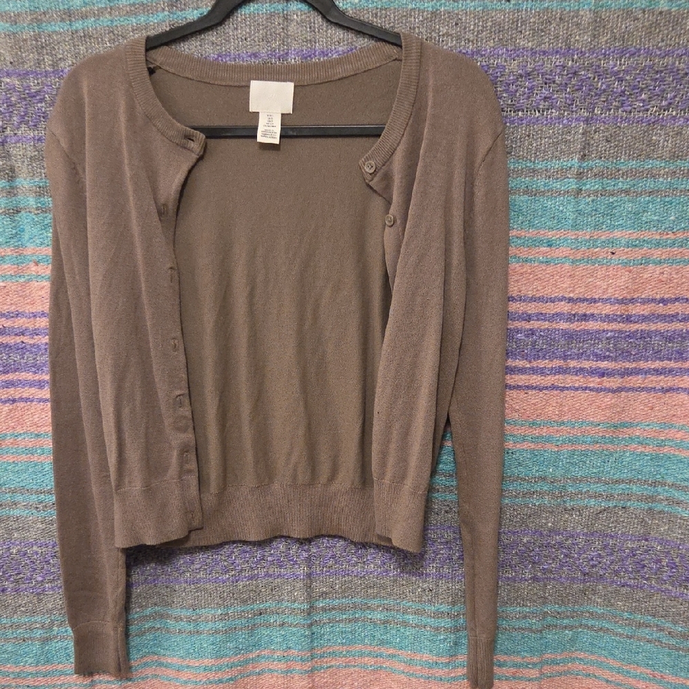 H&M Taupe Knit Sweater